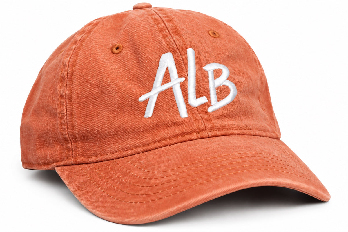 ALB dad hat - Washed Pink — front