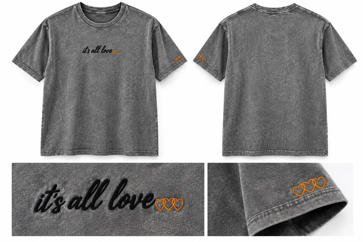 it’s all love… tee - Washed Grey — all views